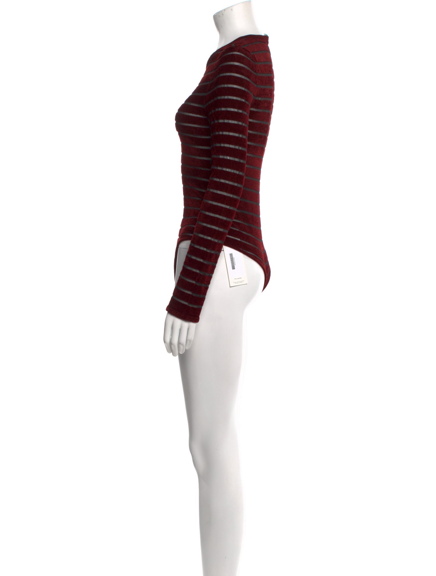 Ronny Kobo Striped Crew Neck Sweater