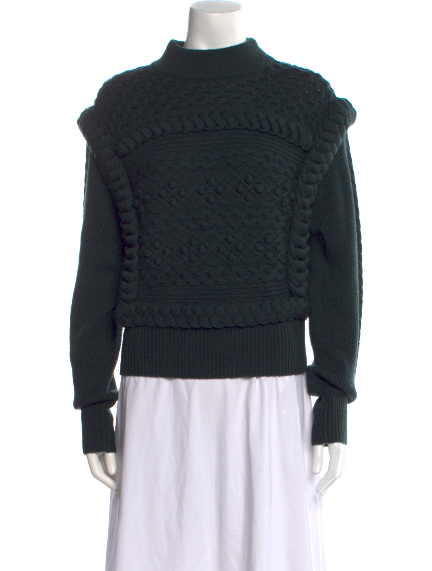 Ronny Kobo Wool Turtleneck Sweater w/ Tags