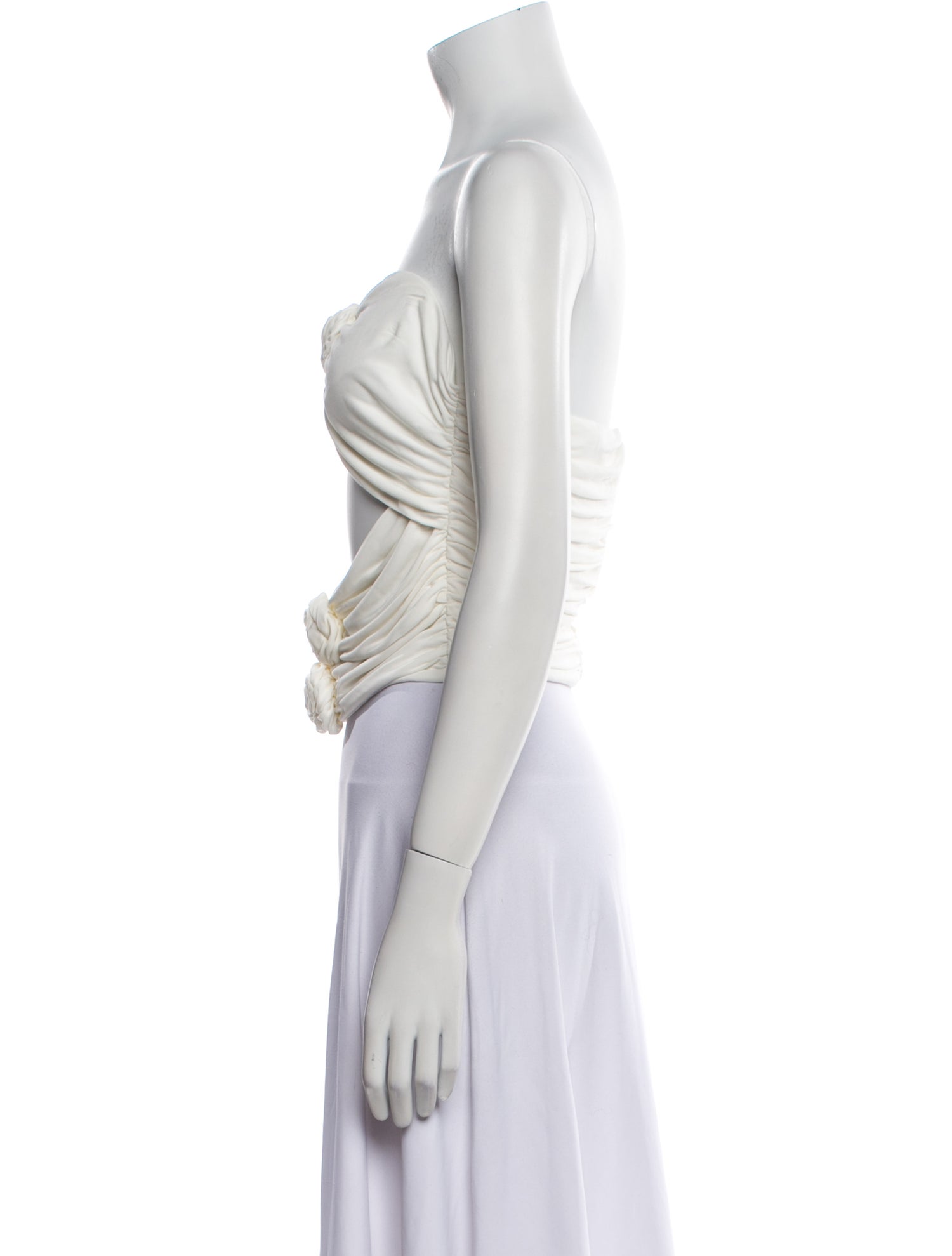 Ronny Kobo Strapless Crop Top w/ Tags