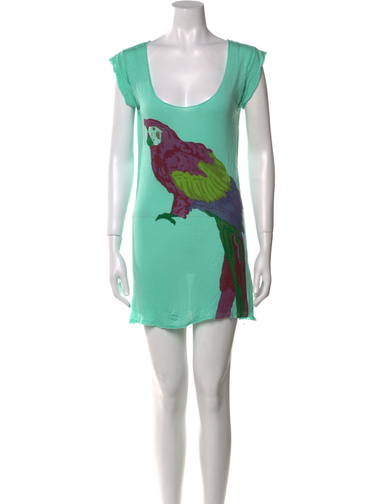 Ronny Kobo Printed Mini Dress