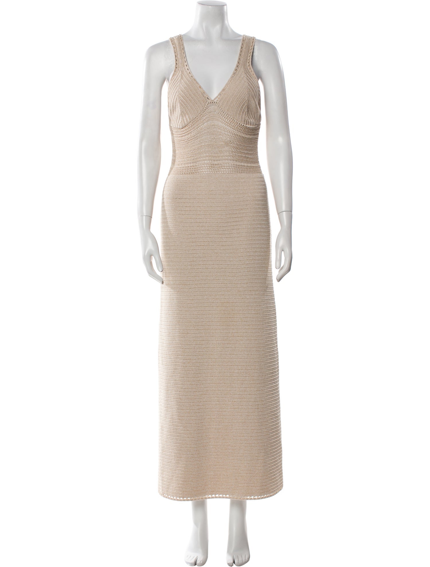 Ronny Kobo V-Neck Long Dress