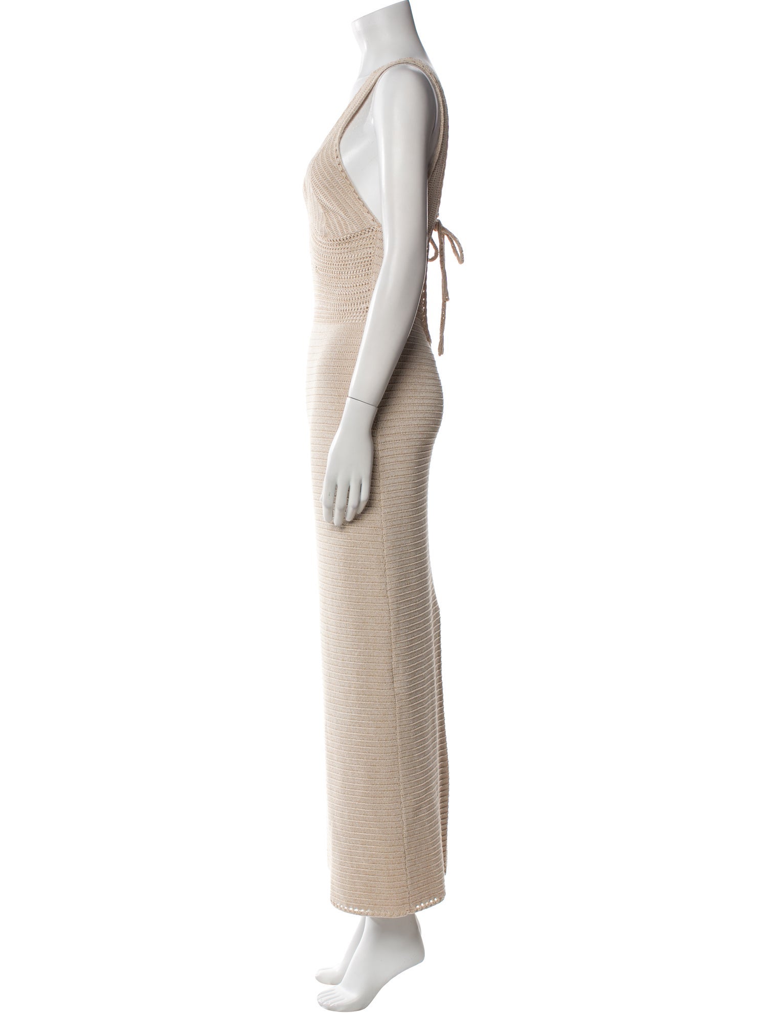 Ronny Kobo V-Neck Long Dress