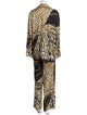 Ronny Kobo Animal Print Pant Set