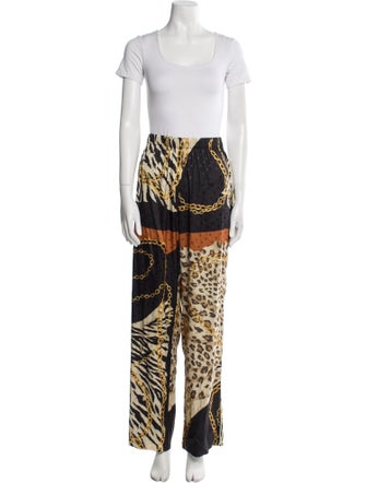 Ronny Kobo Animal Print Pant Set