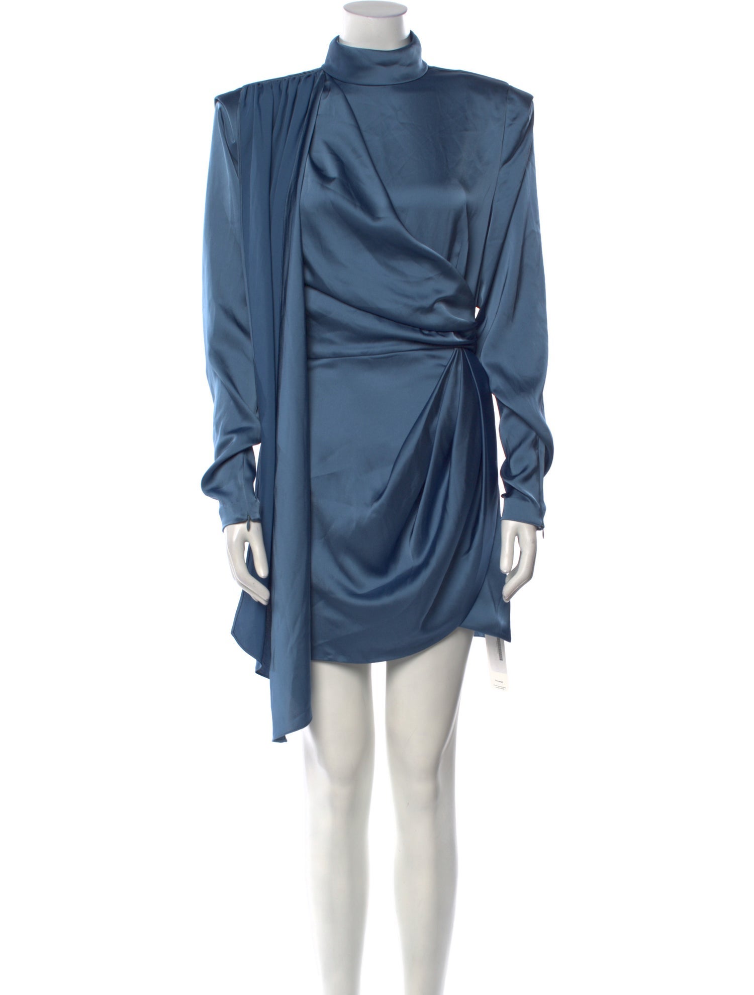 Ronny Kobo Mock Neck Mini Dress