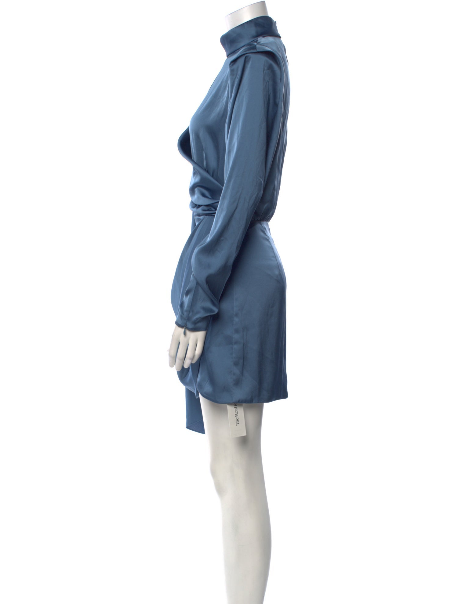 Ronny Kobo Mock Neck Mini Dress