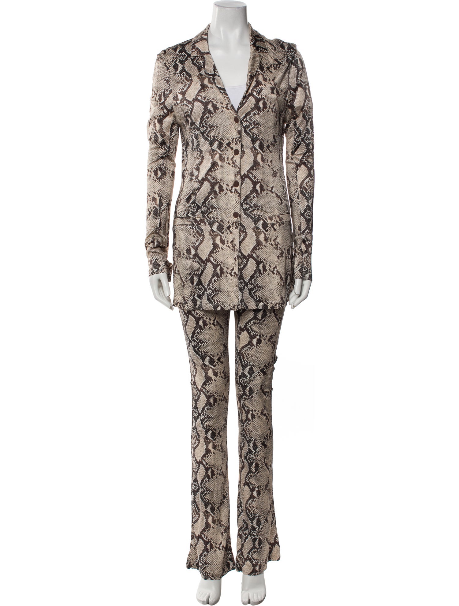 Ronny Kobo Animal Print Pant Set