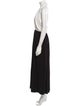 Ronny Kobo Colorblock Pattern Long Dress