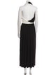 Ronny Kobo Colorblock Pattern Long Dress