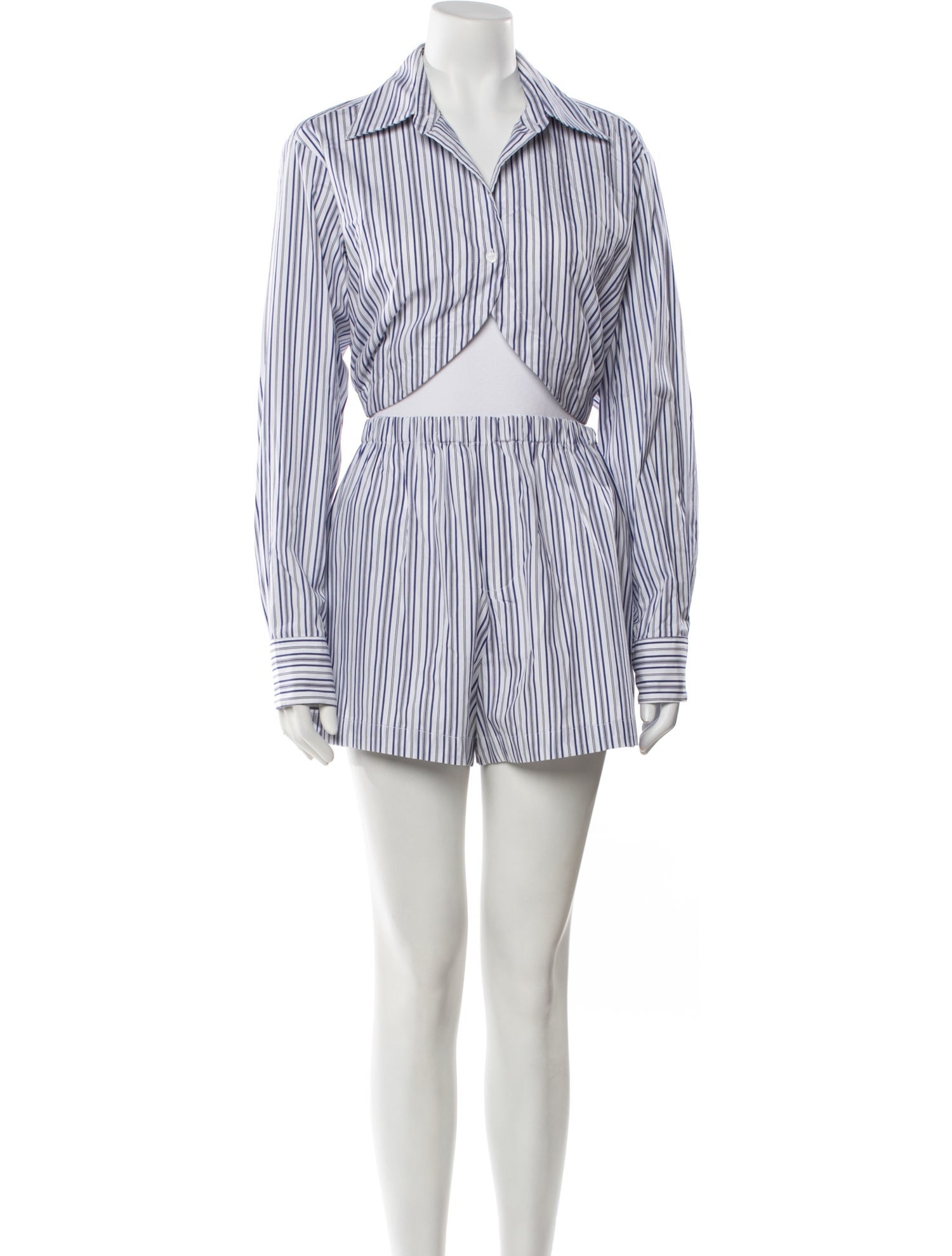 Ronny Kobo Striped Skirt Set