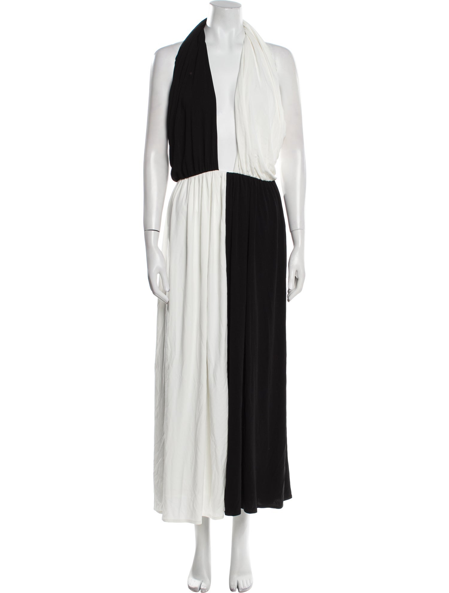 Ronny Kobo Halterneck Long Dress