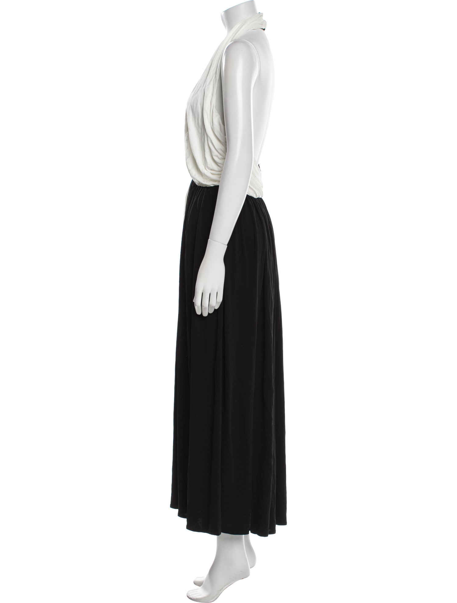 Ronny Kobo Halterneck Long Dress