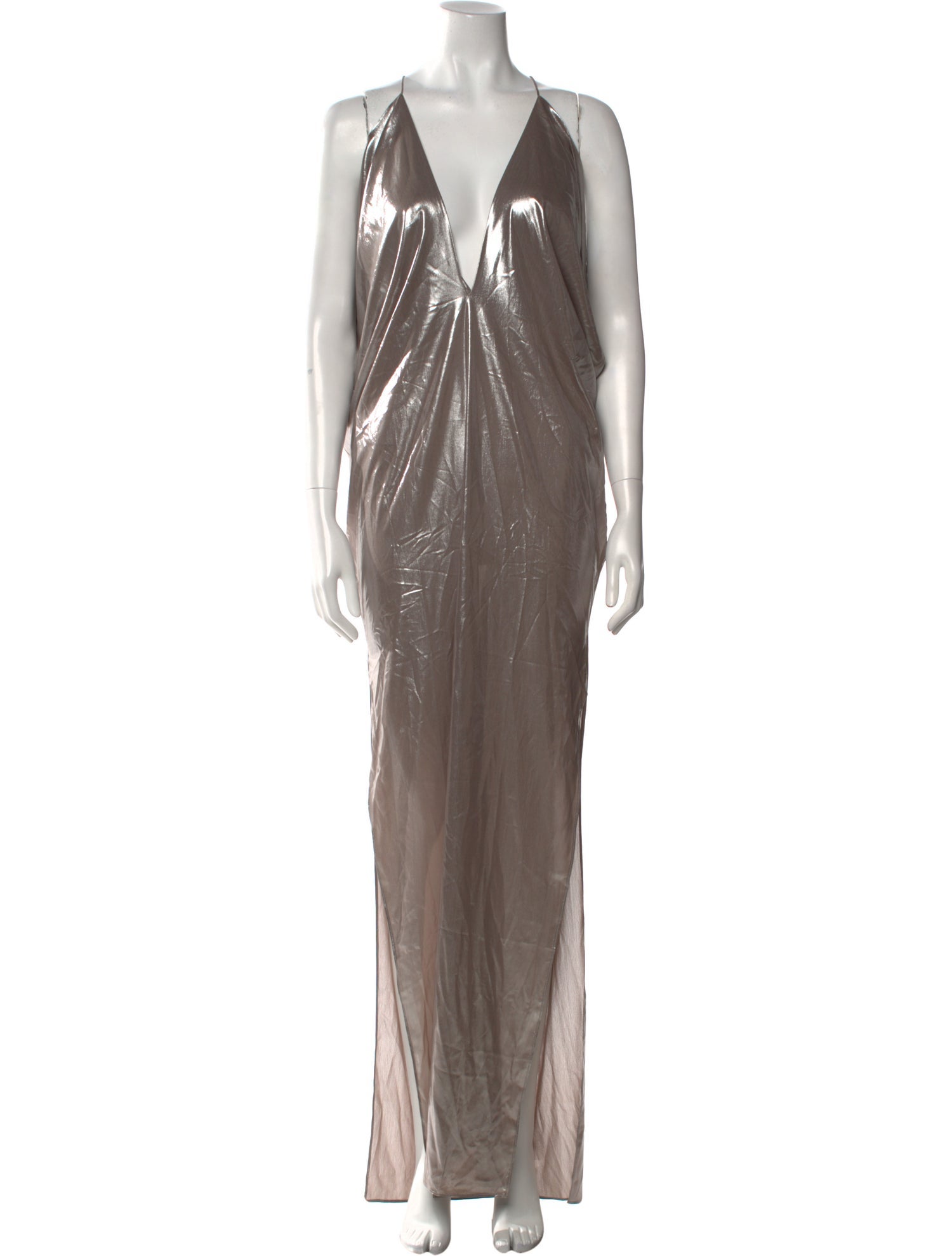 Ronny Kobo V-Neck Long Dress