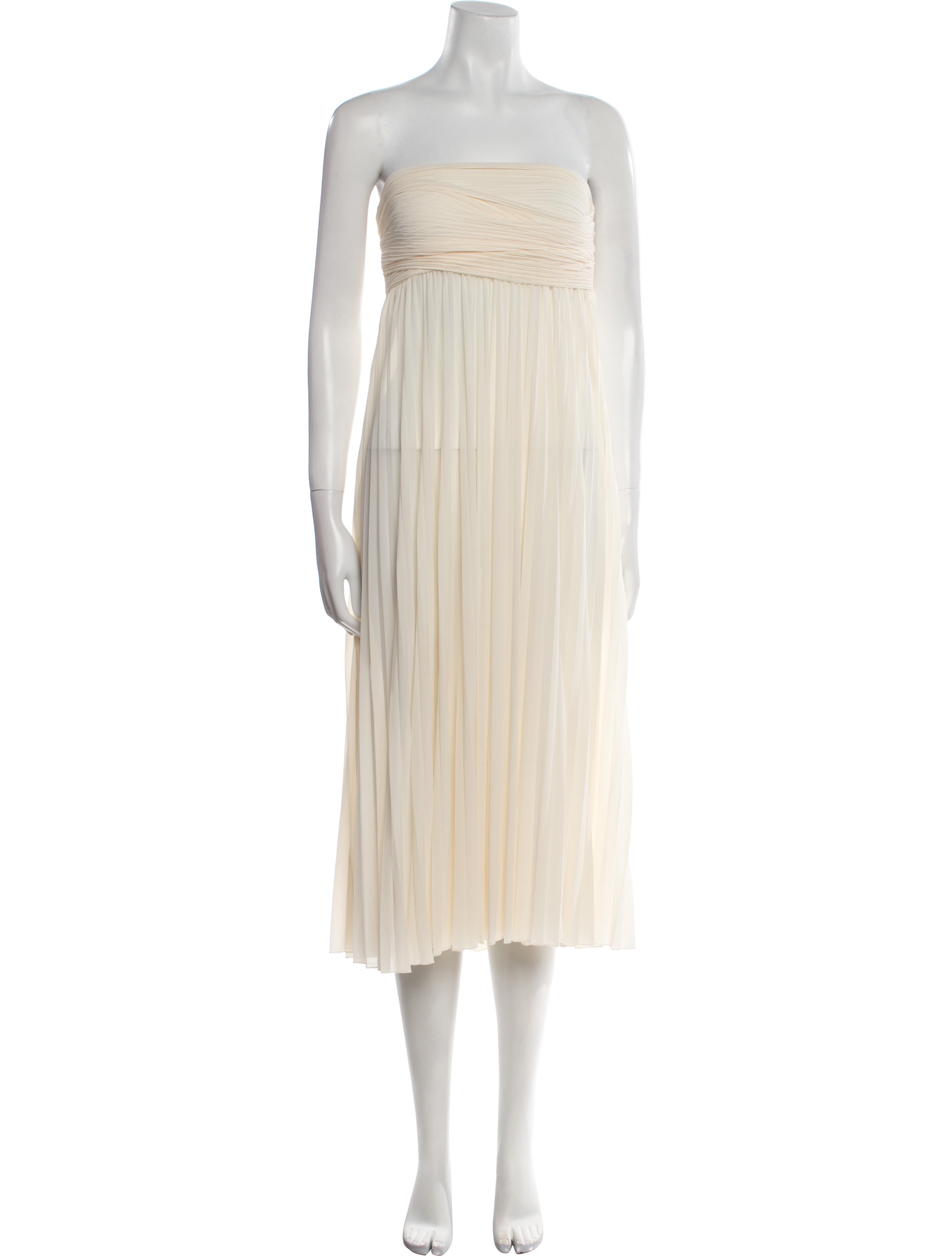 Ronny Kobo Strapless Midi Length Dress