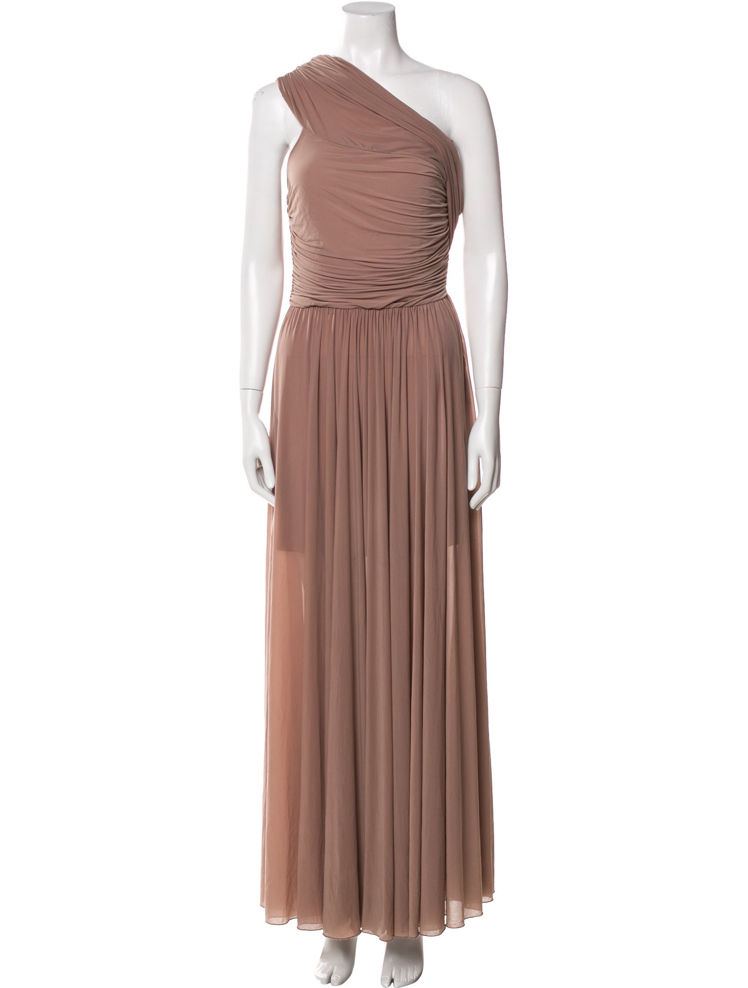 Ronny Kobo One-Shoulder Long Dress