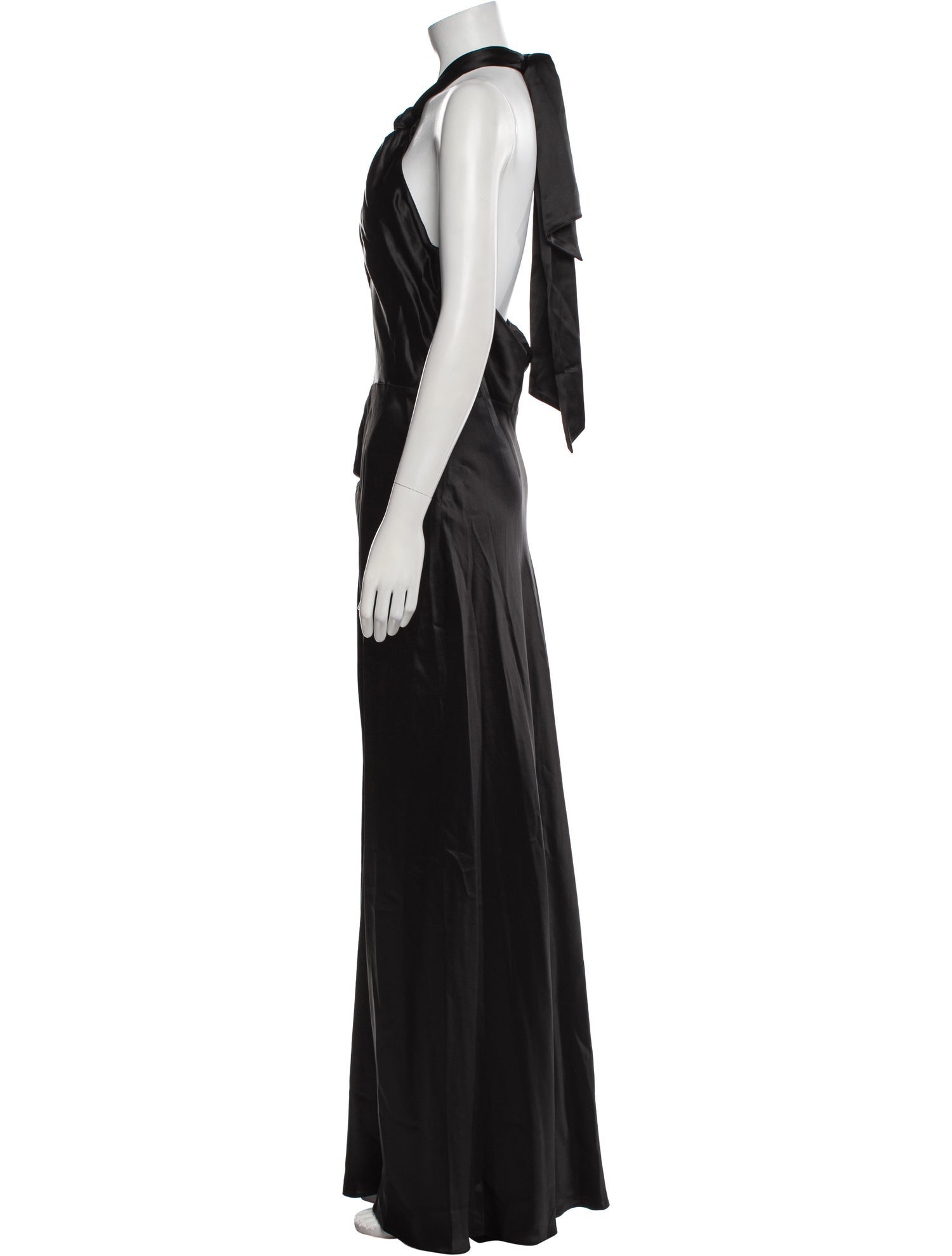 Ronny Kobo Halterneck Long Dress