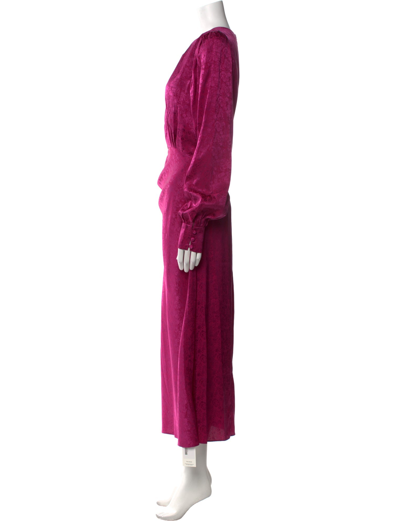 Ronny Kobo Silk Long Dress