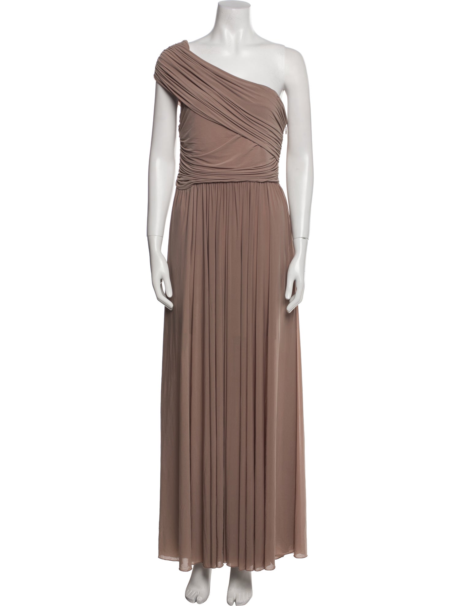 Ronny Kobo One-Shoulder Long Dress