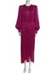 Ronny Kobo Silk Long Dress