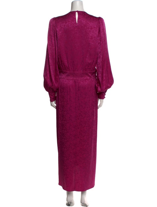 Ronny Kobo Silk Long Dress