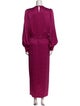 Ronny Kobo Silk Long Dress
