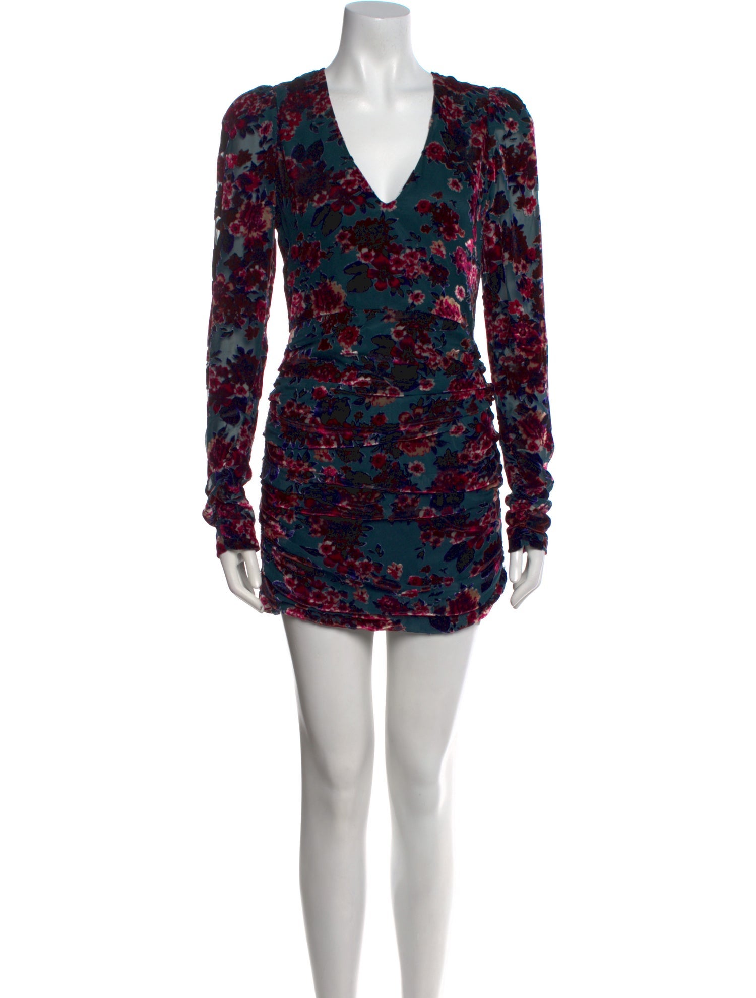 Ronny Kobo Silk Mini Dress