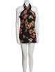 Ronny Kobo Floral Print Mini Dress