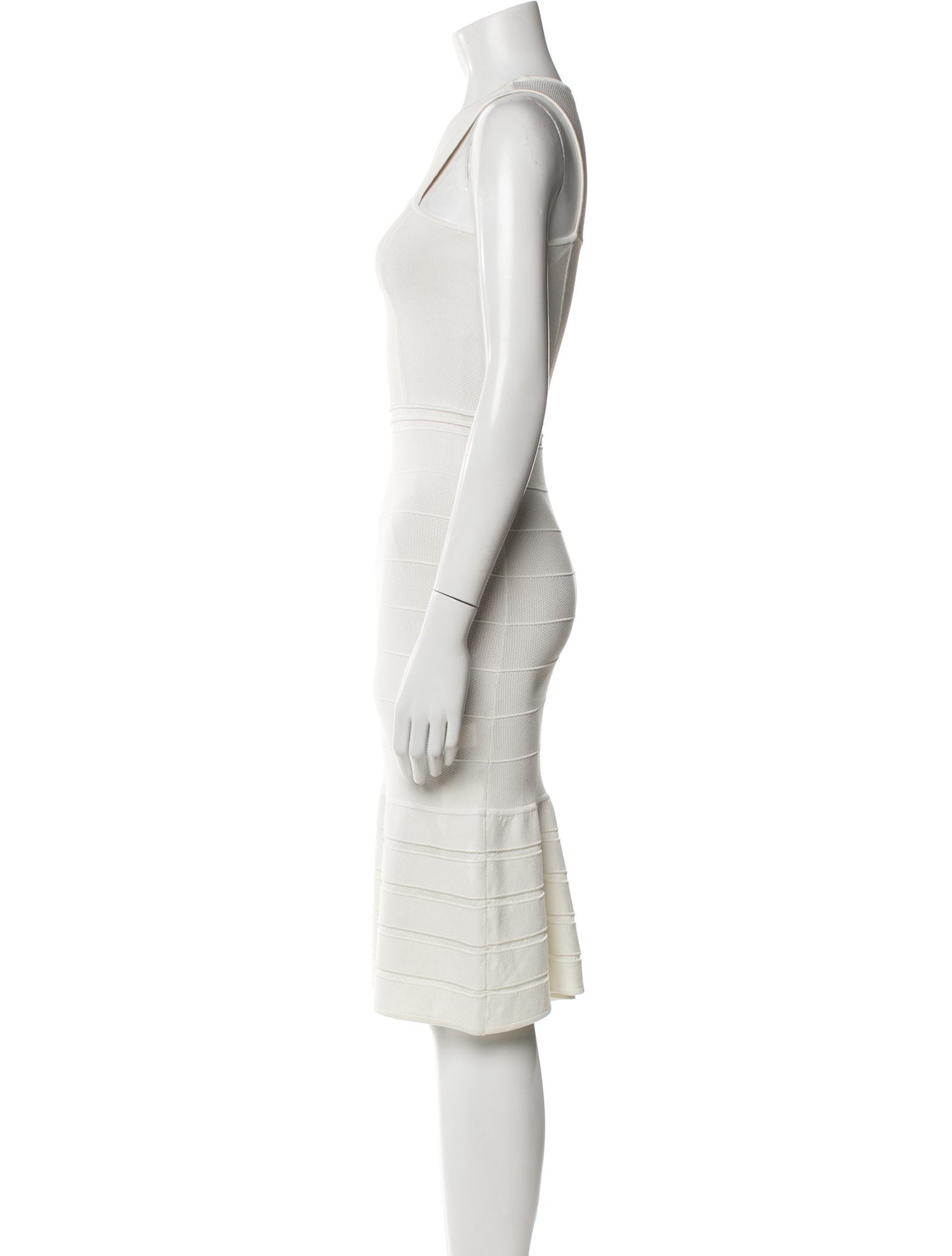 Ronny Kobo Crew Neck Knee-Length Dress