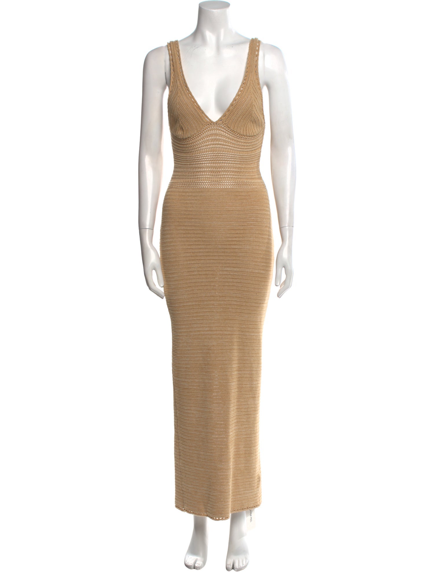 Ronny Kobo V-Neck Long Dress