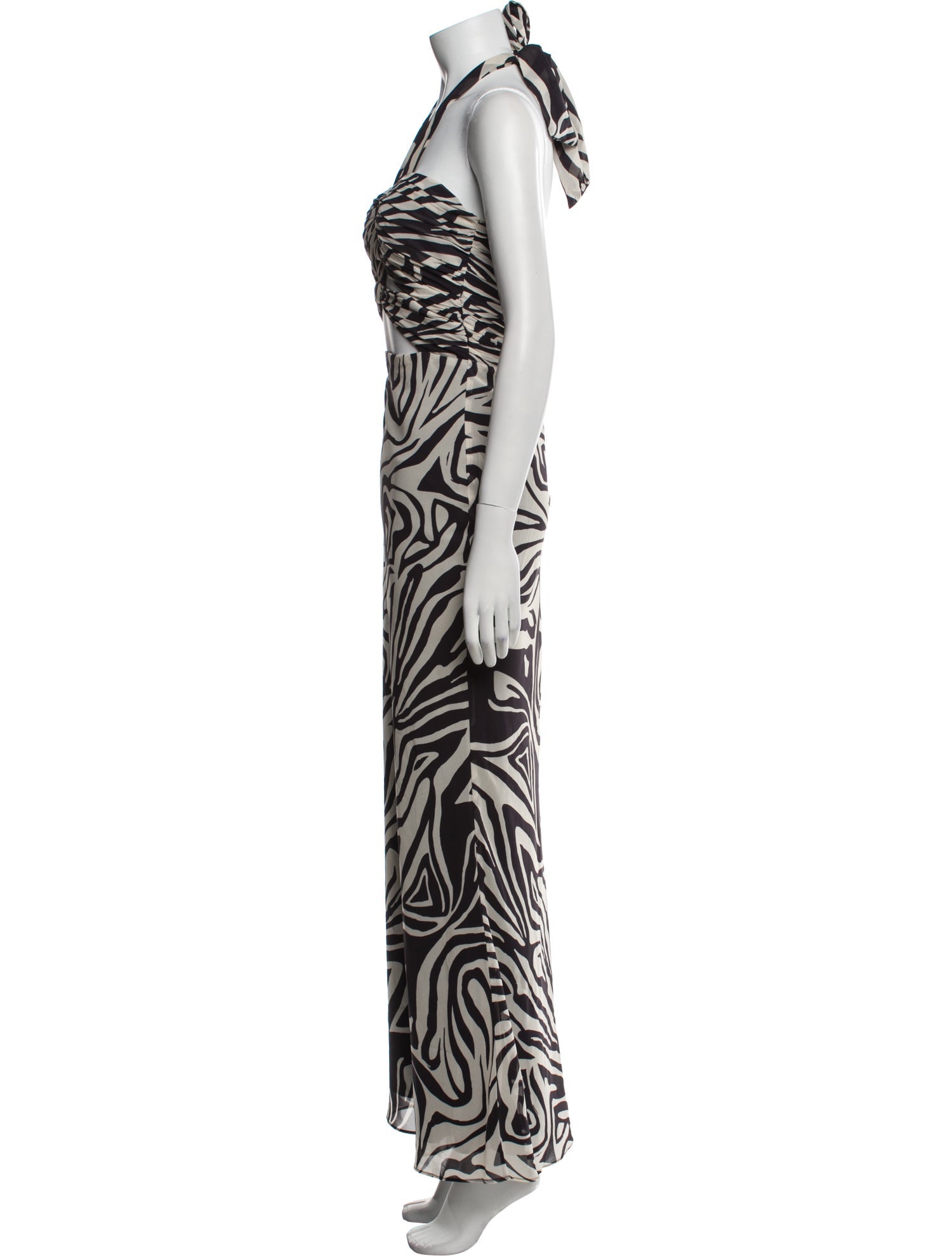 Ronny Kobo Printed Long Dress
