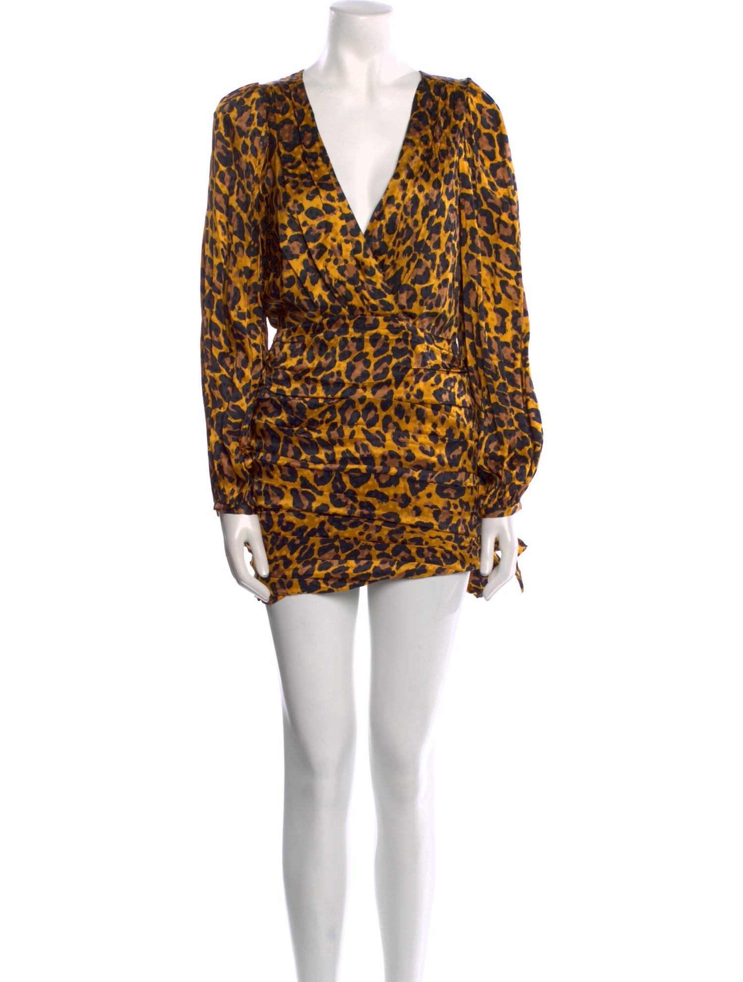 Ronny Kobo Silk Mini Dress