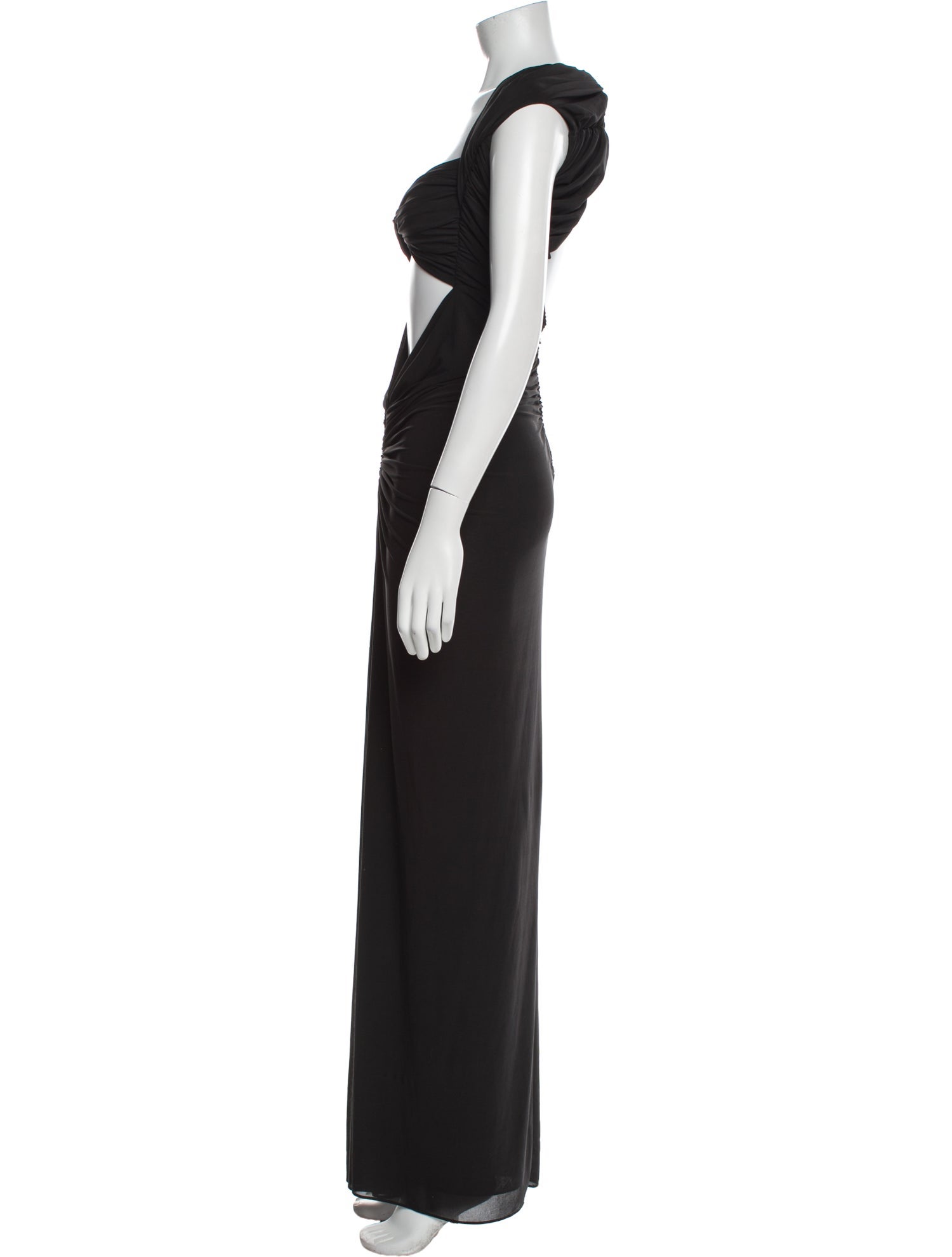 Ronny Kobo Square Neckline Long Dress