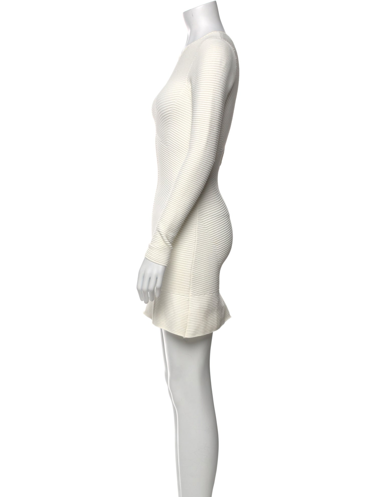 Ronny Kobo Scoop Neck Mini Dress