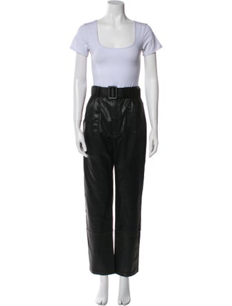 Ronny Kobo Leather Pant Set