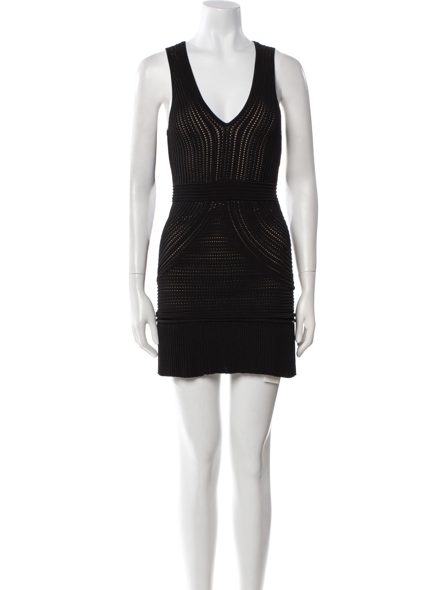 Ronny Kobo V-Neck Mini Dress