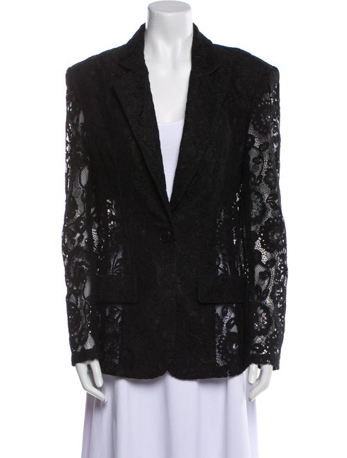 Ronny Kobo Lace Pattern Evening Jacket