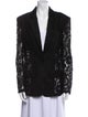 Ronny Kobo Lace Pattern Evening Jacket