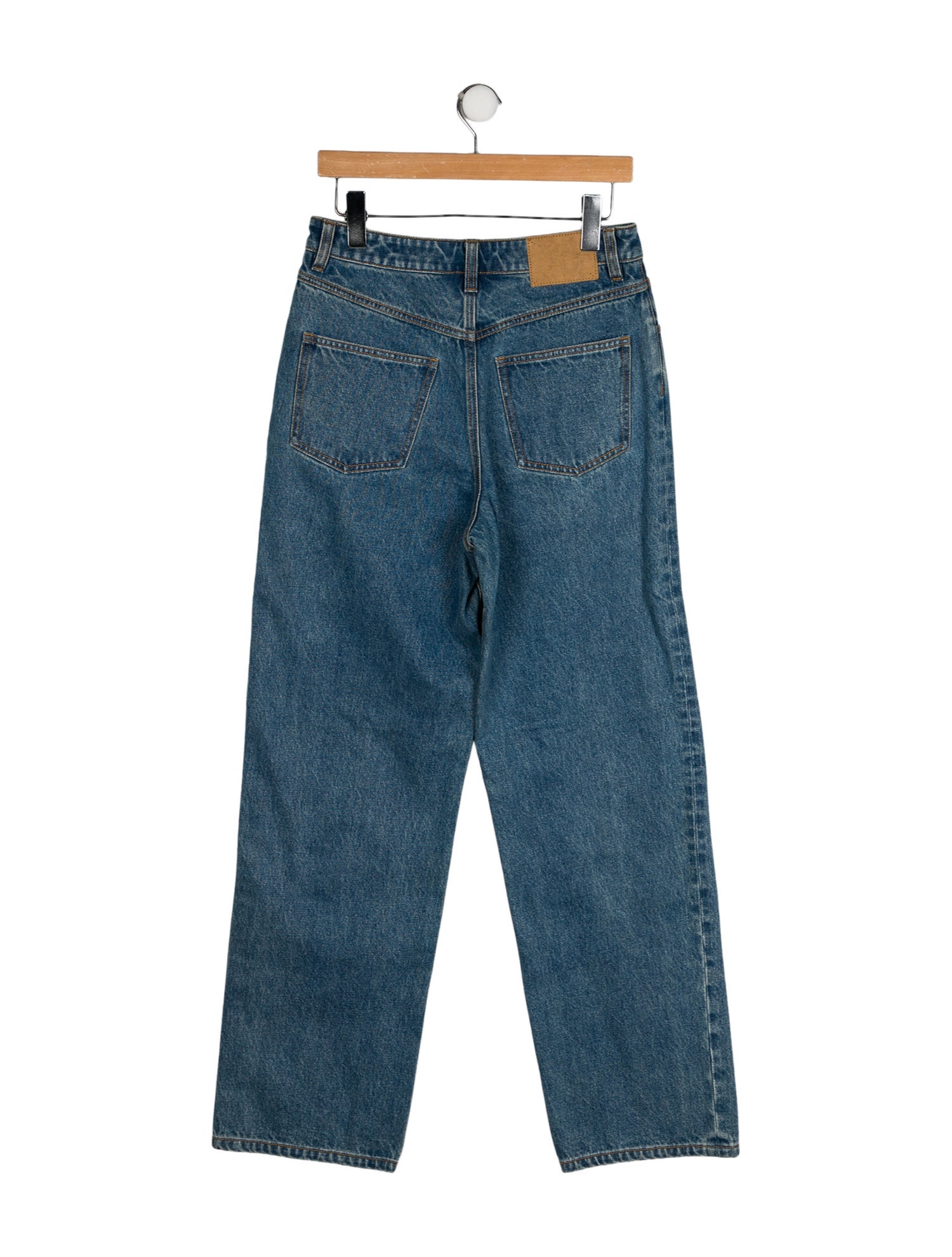 Ronny Kobo High-Rise Wide Leg Jeans