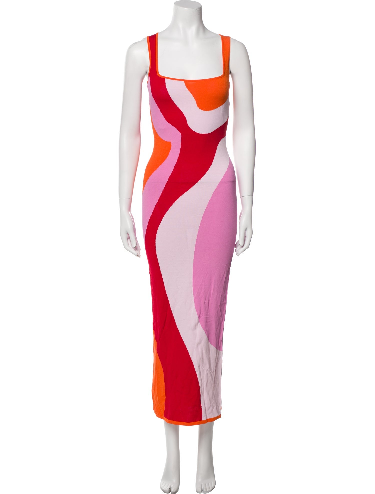 Ronny Kobo Printed Long Dress w/ Tags