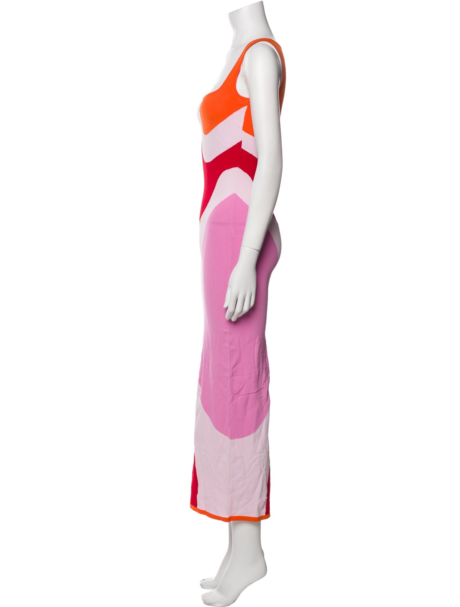 Ronny Kobo Printed Long Dress w/ Tags