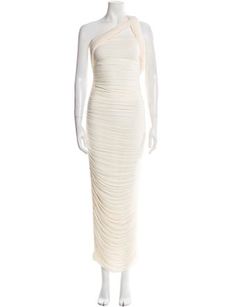 Ronny Kobo One-Shoulder Long Dress