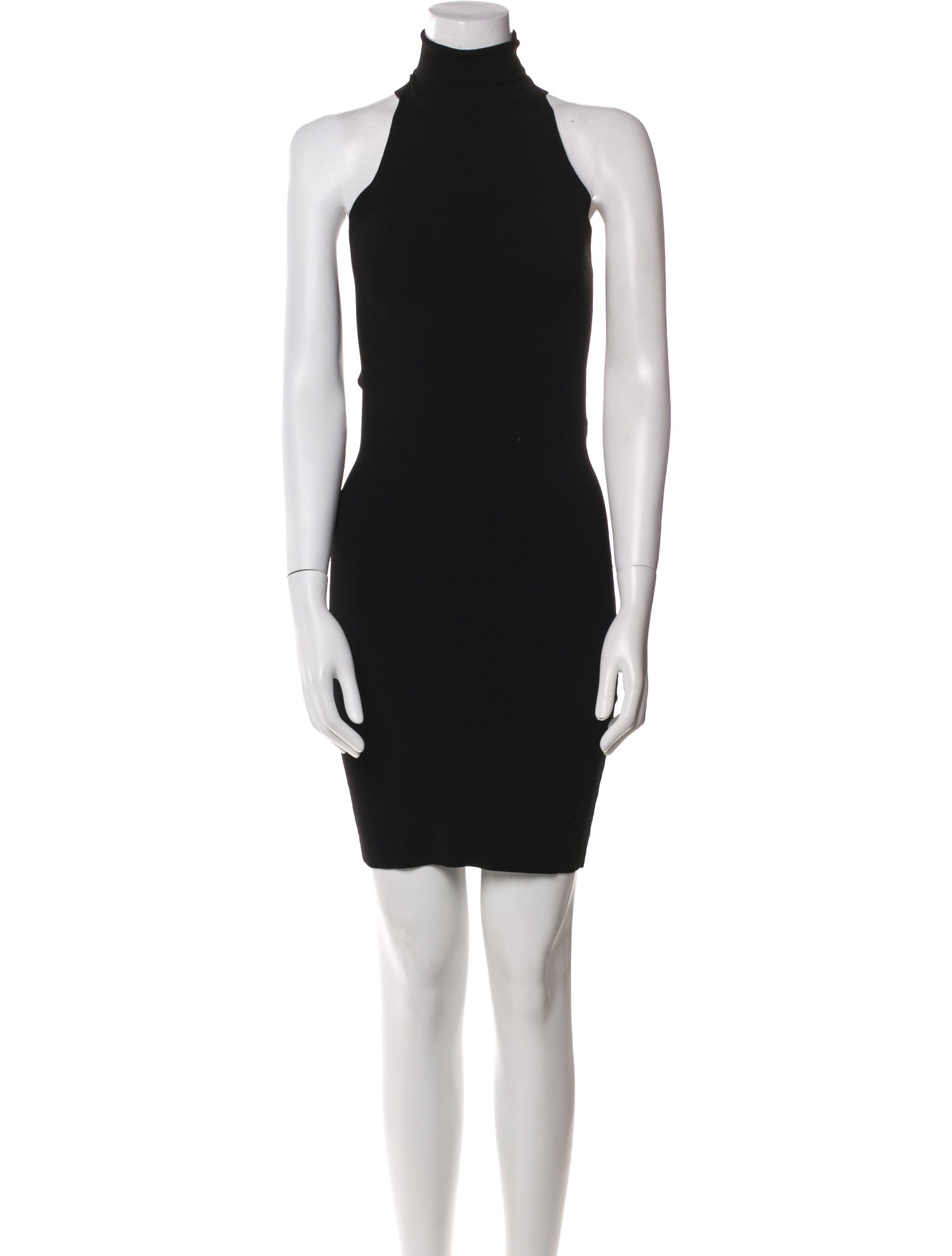 Ronny Kobo Turtleneck Knee-Length Dress
