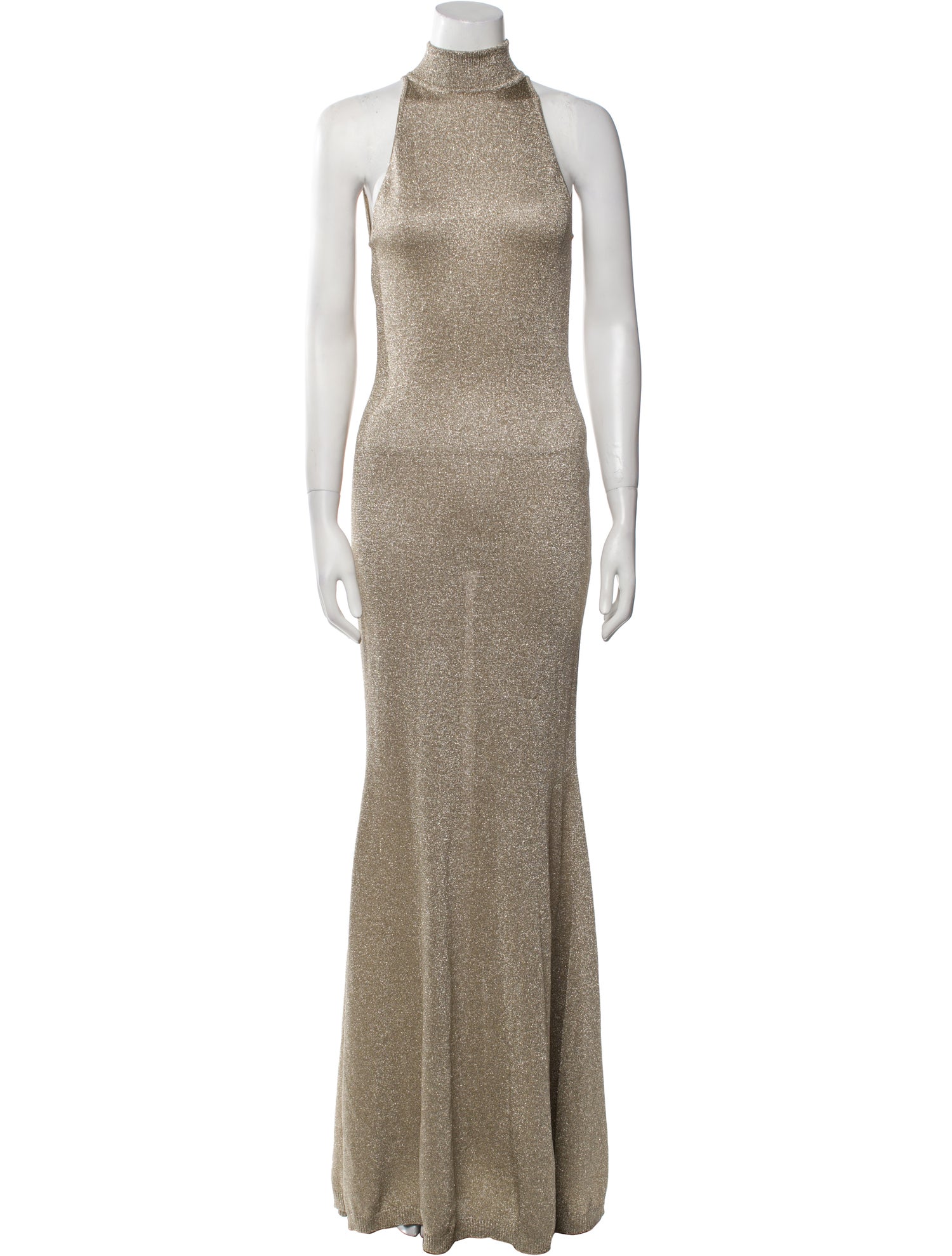 Ronny Kobo Turtleneck Long Dress