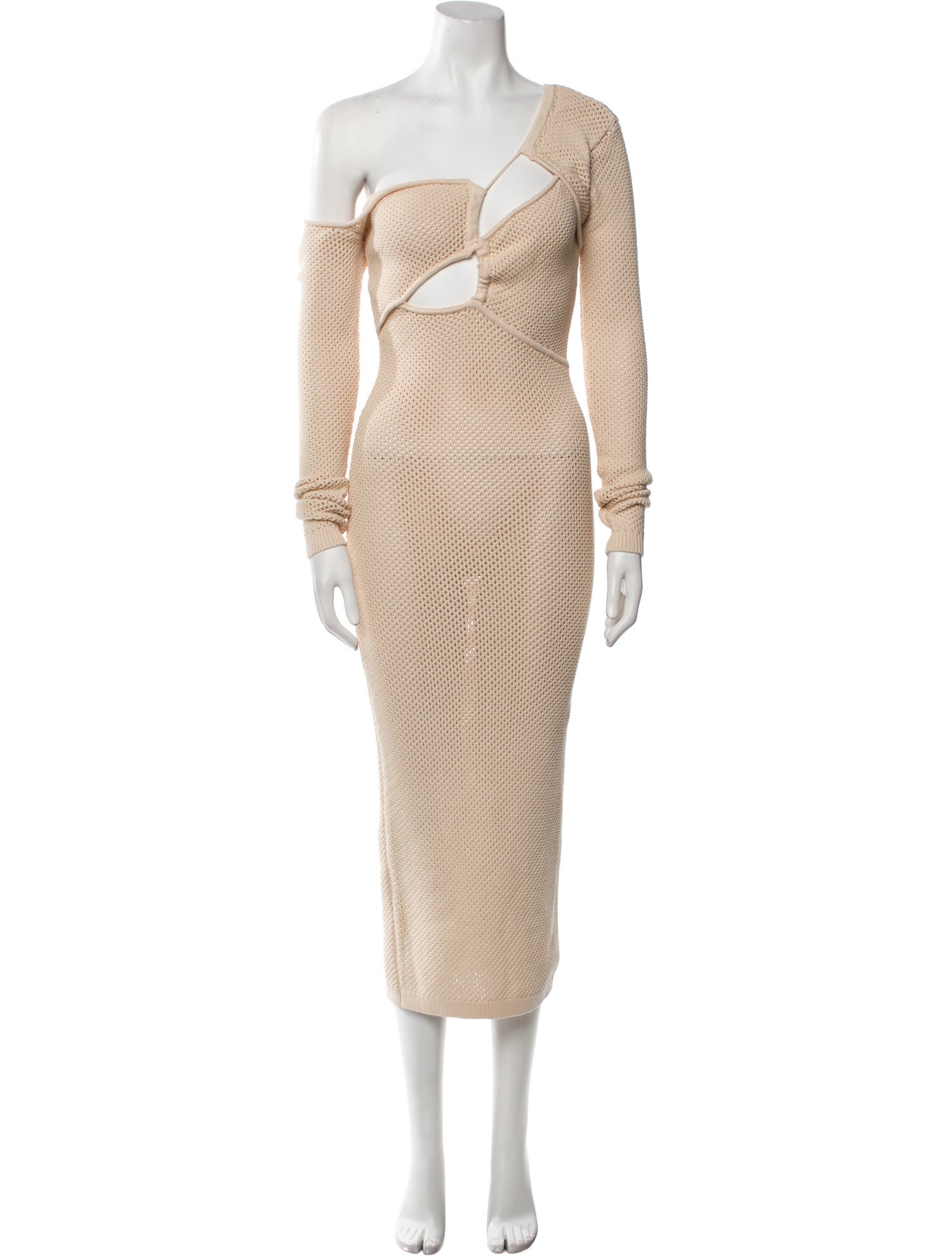 Ronny Kobo One-Shoulder Long Dress