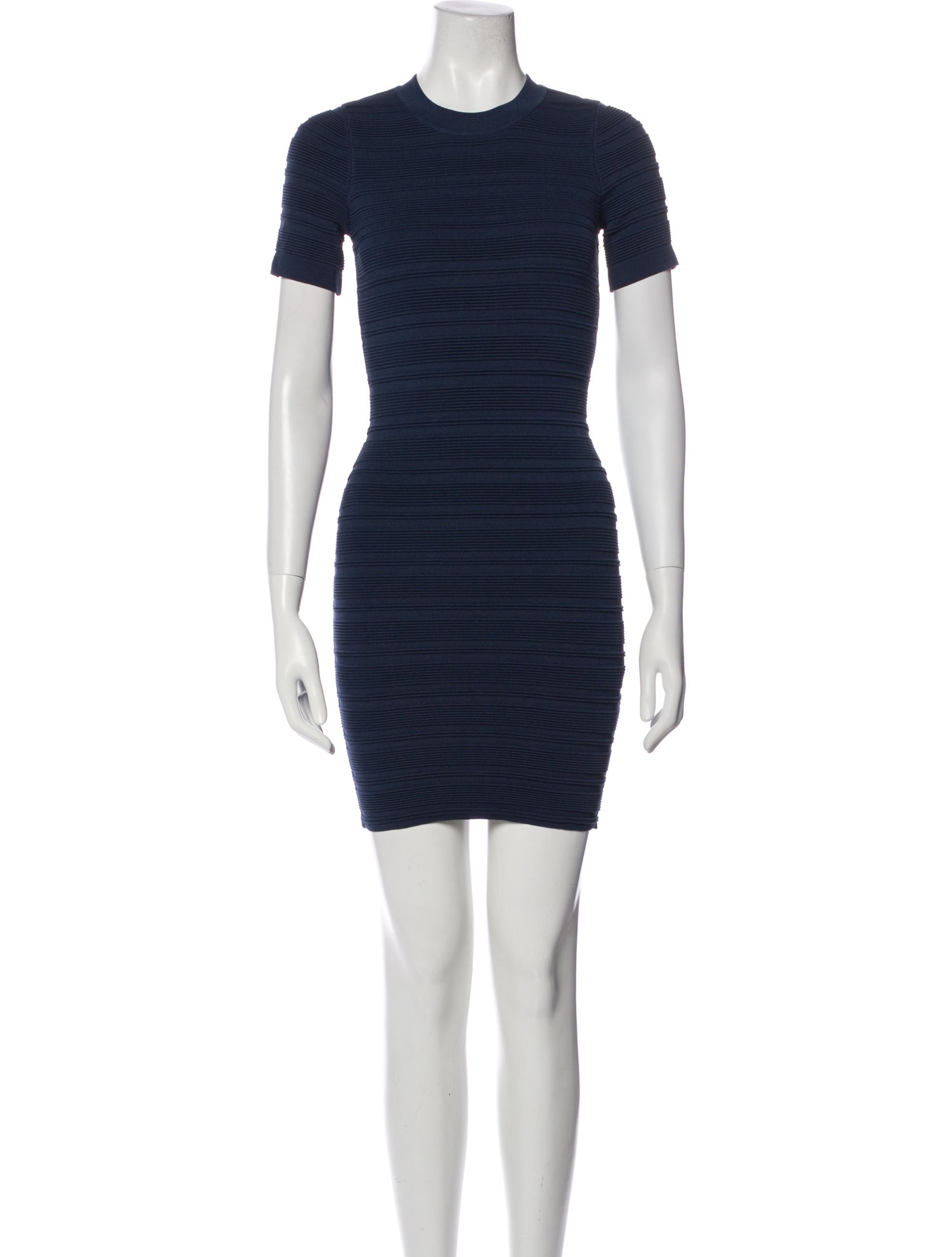 Ronny Kobo Crew Neck Mini Dress