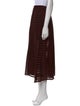 Ronny Kobo Striped Midi Length Skirt