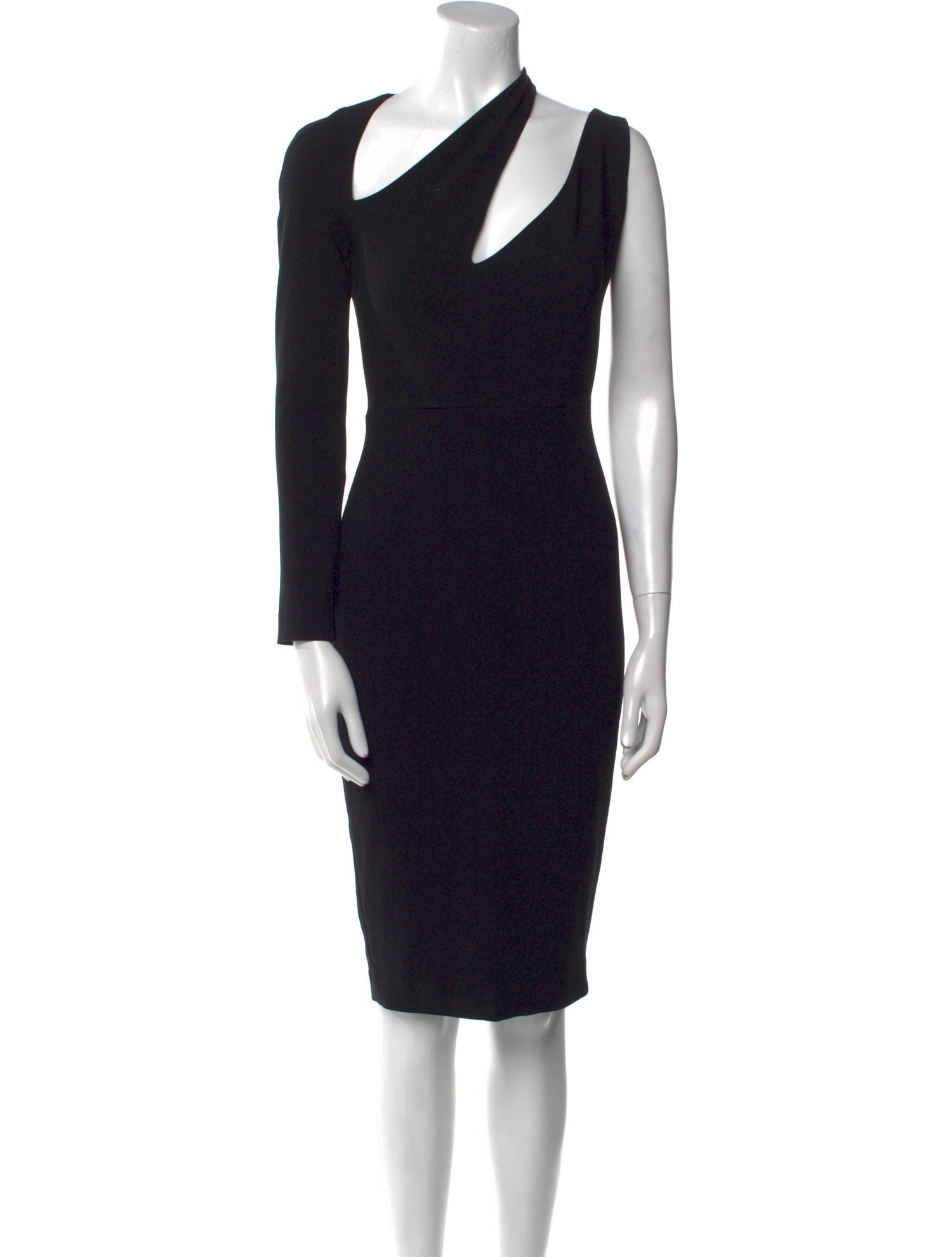 Ronny Kobo V-Neck Knee-Length Dress