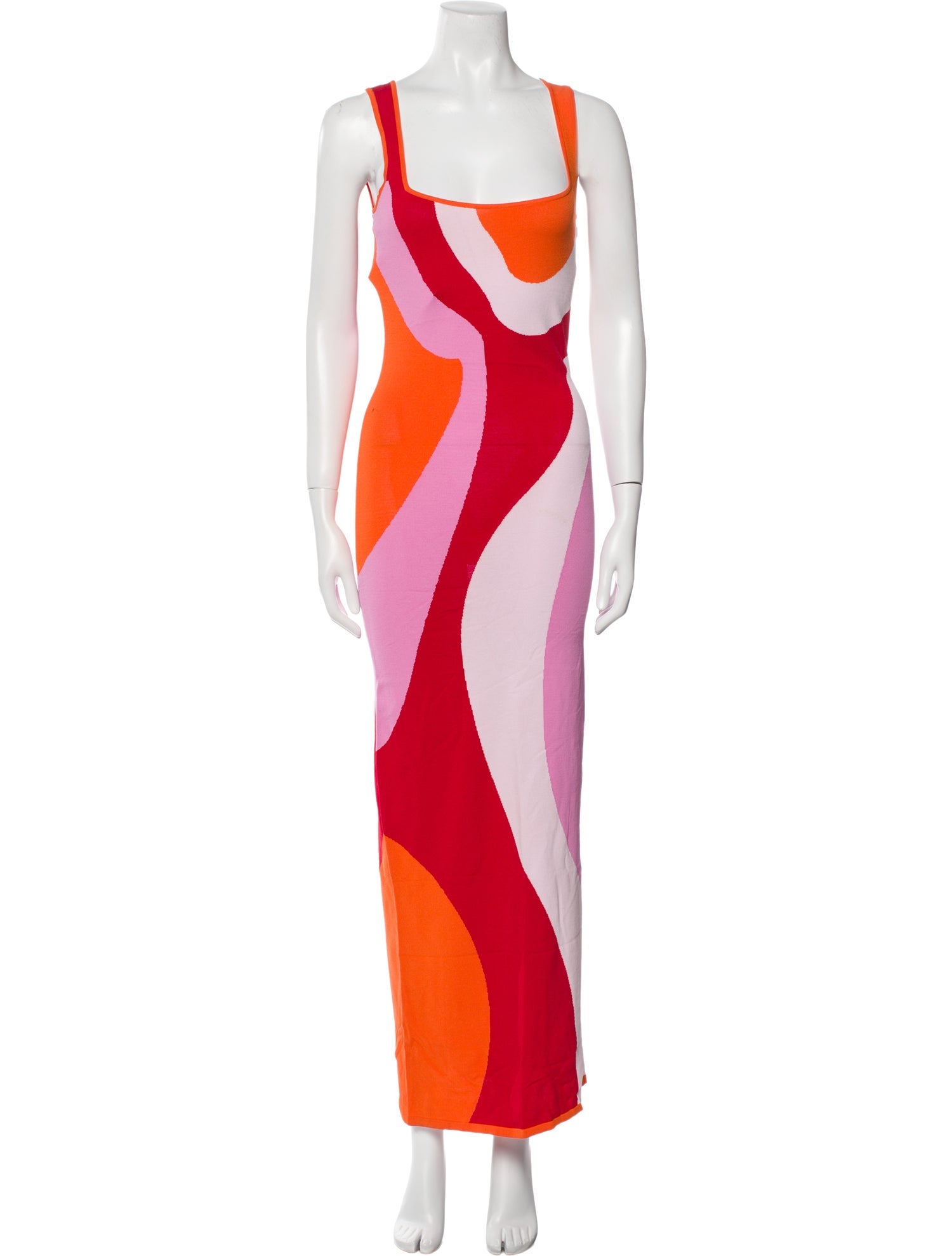 Ronny Kobo Printed Long Dress