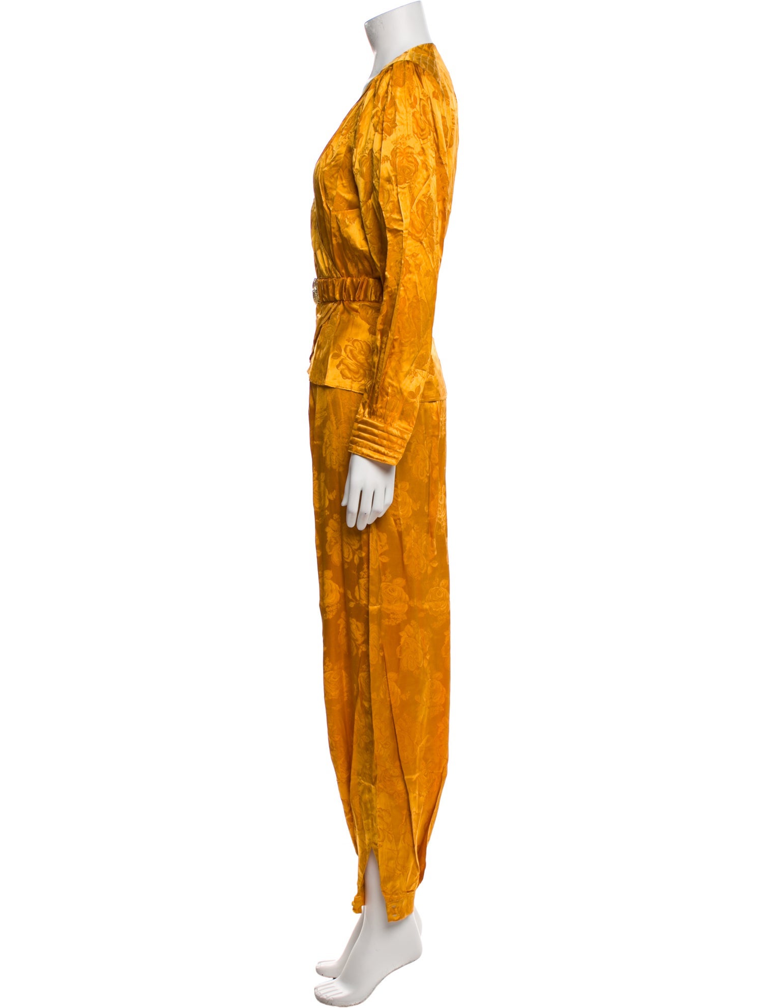 Ronny Kobo Silk Printed Pant Set w/ Tags