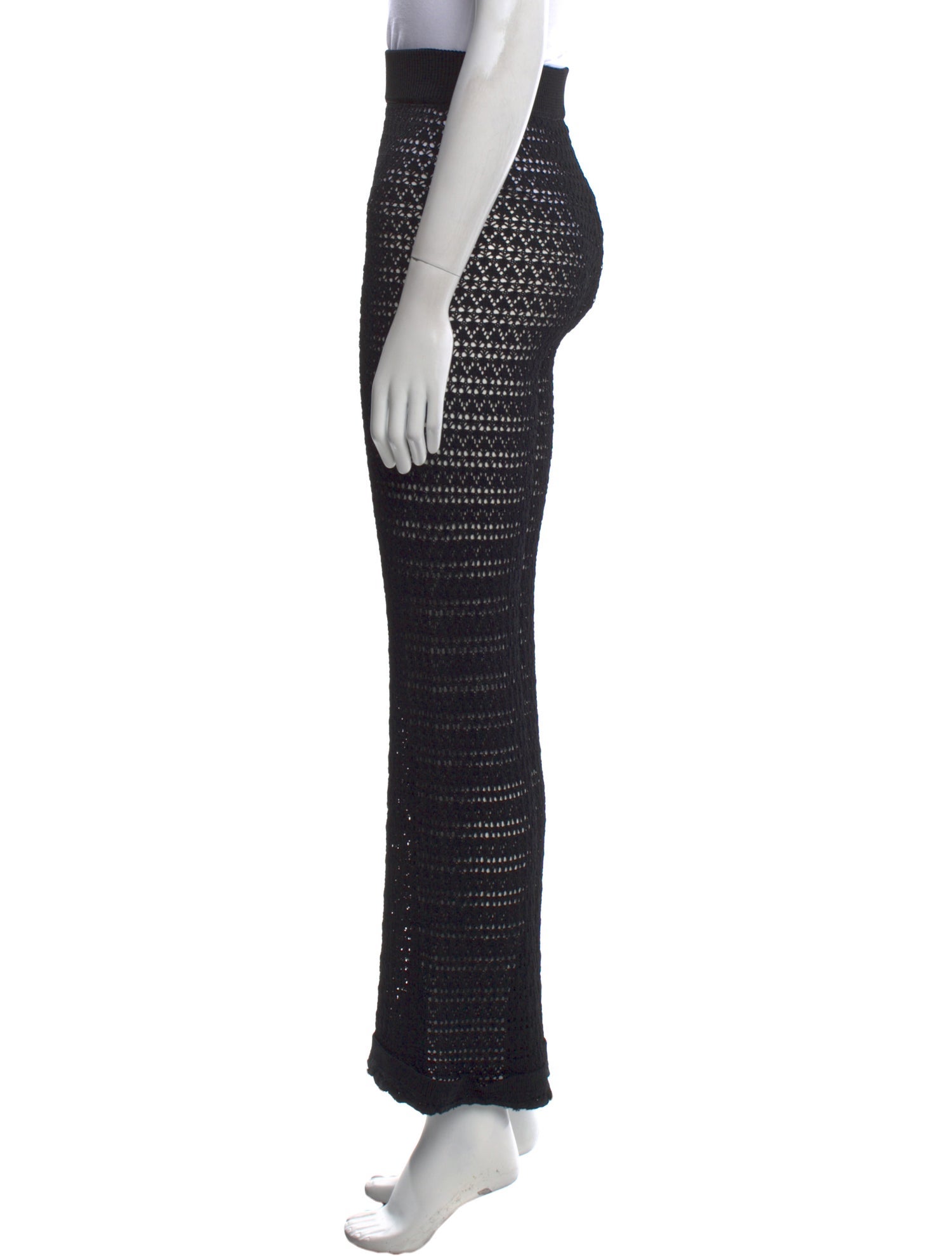 Ronny Kobo Mesh Wide Leg Pants